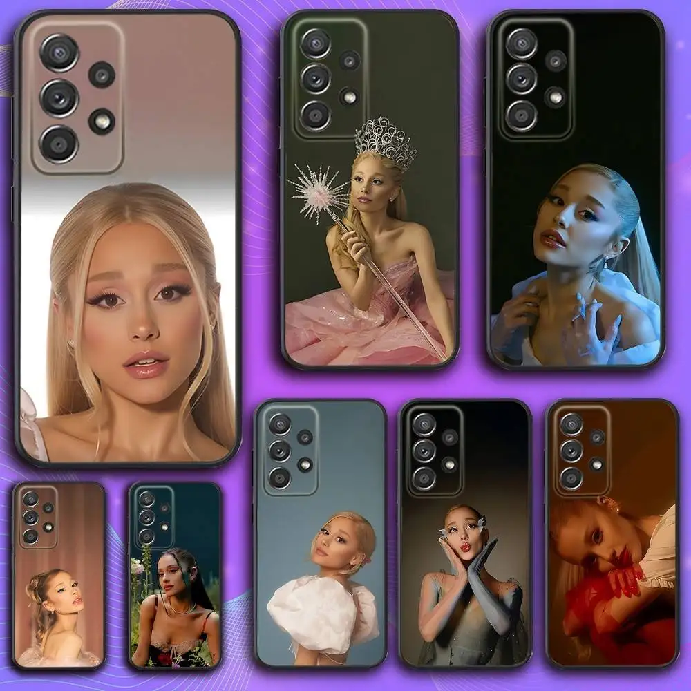 

Ariana Singer Grande Yes Phone Case For Samsung S 25,24,23,22,30,21,10,9,Ultra,Plus,Lite,FE,4,5 G Soft Black Case