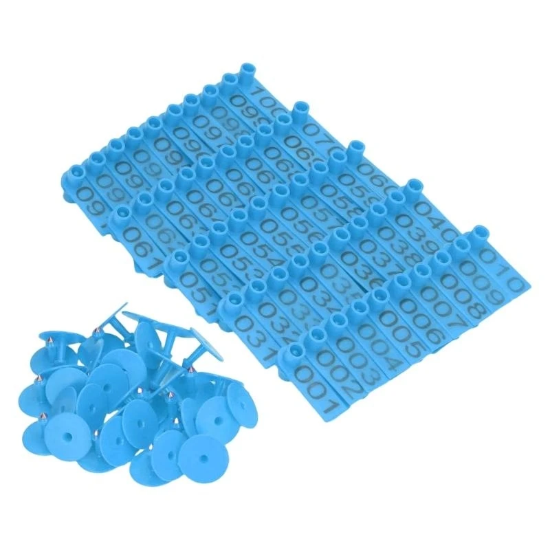 

100pcs Numbered Livestock Earcon Accurate Livestock Identification Card for Other Farm Animals