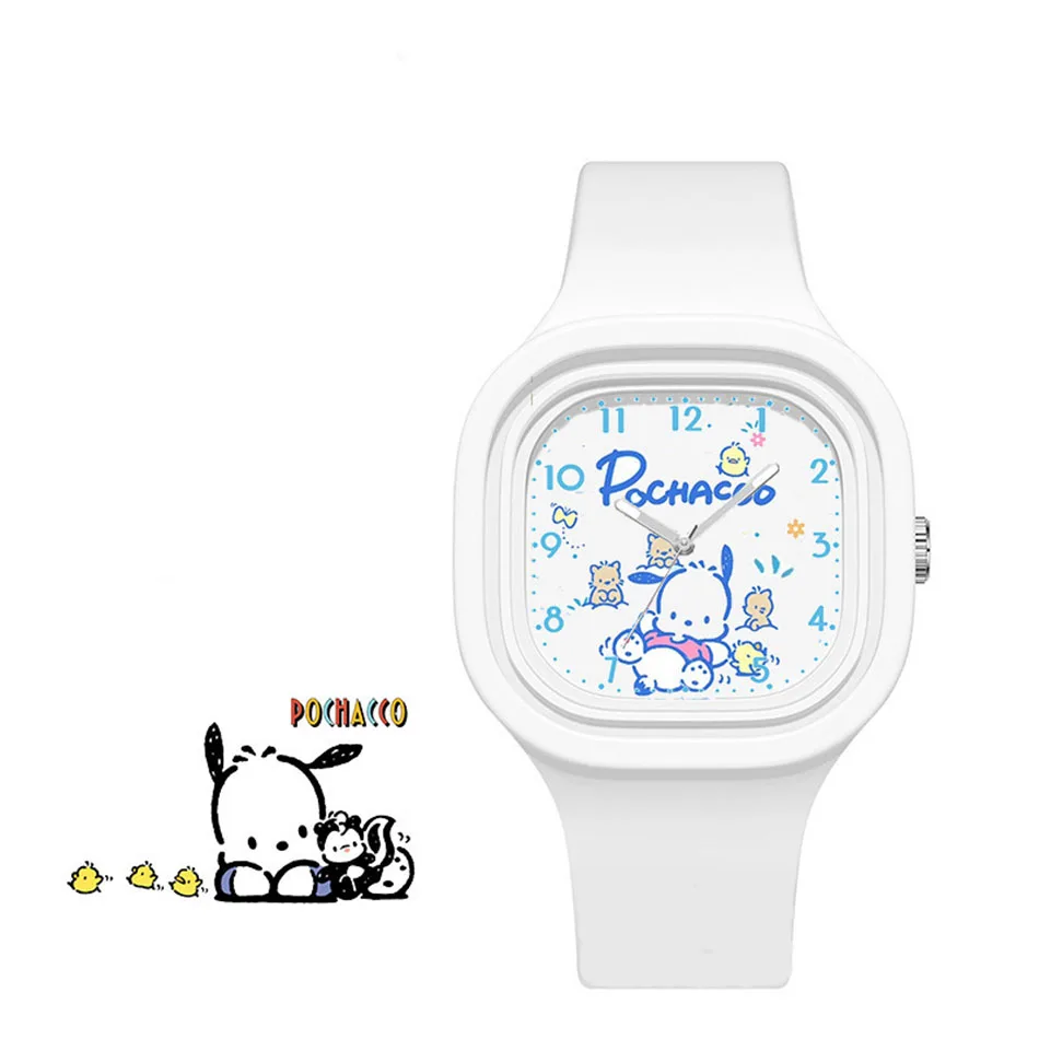 Sanrio Kawaii Hello Kitty Watch My Melody Cinnamoroll Student Cartoon Versatile Silicone Watch Children\'s Toys Festival Gift