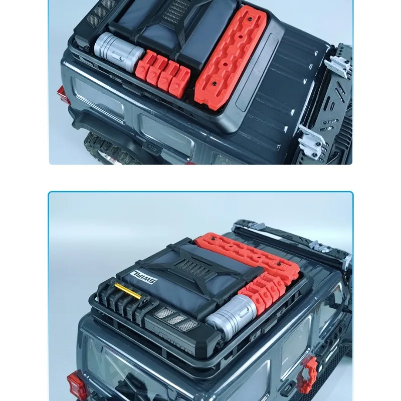 RLAARLO MK07 1/7 Crawler Truck Tailbox Toolbox Gepäckträger Kit Rc Auto Modifikation und Upgrade Teile Zubehör