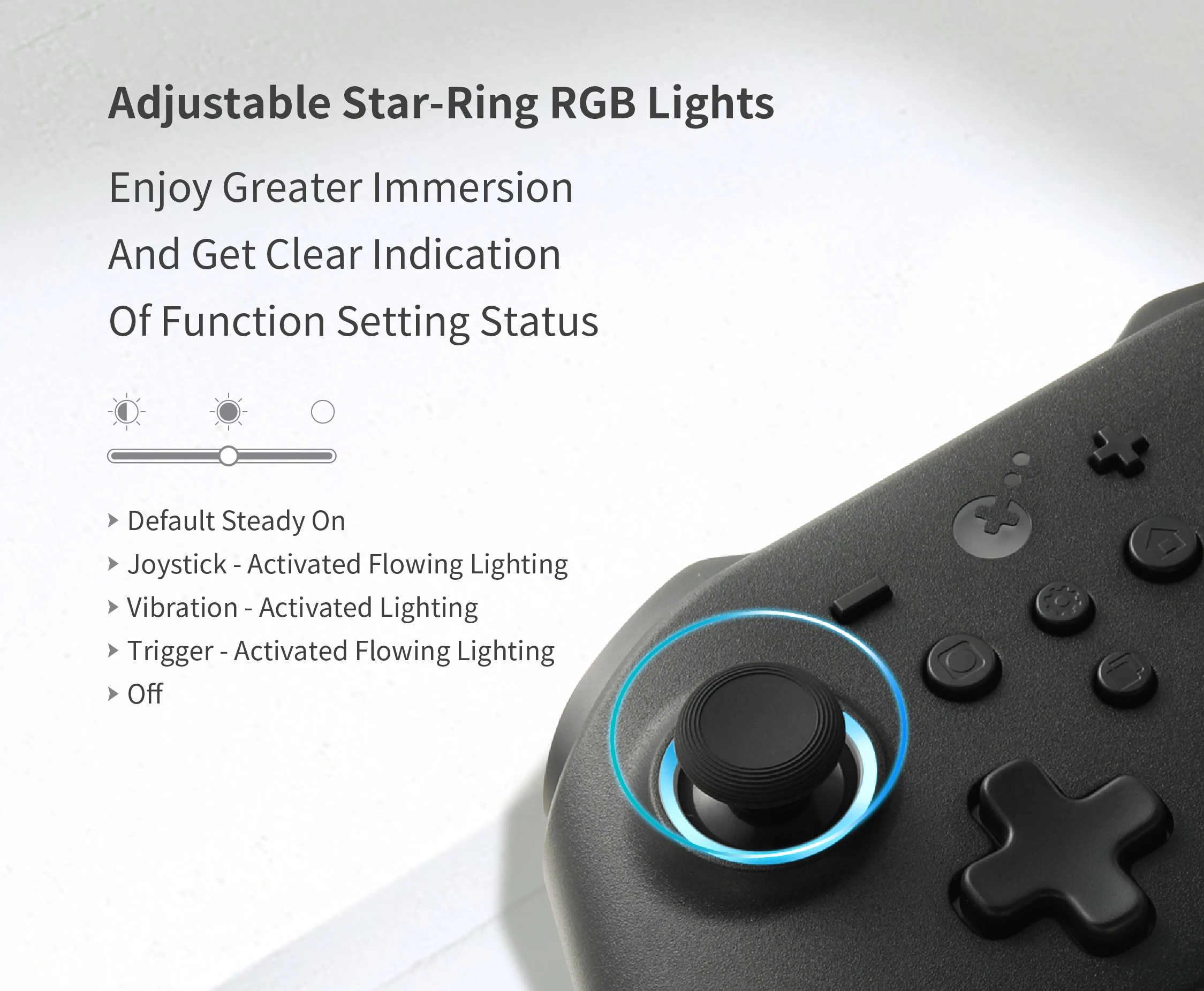 GuliKit KK3 Pro Controller mit Hall-Effekt-Joysticks und Auslöser KingKong 3 NS38 Gamepad für Windows Nintendo Switch Android iOS – Detail 18