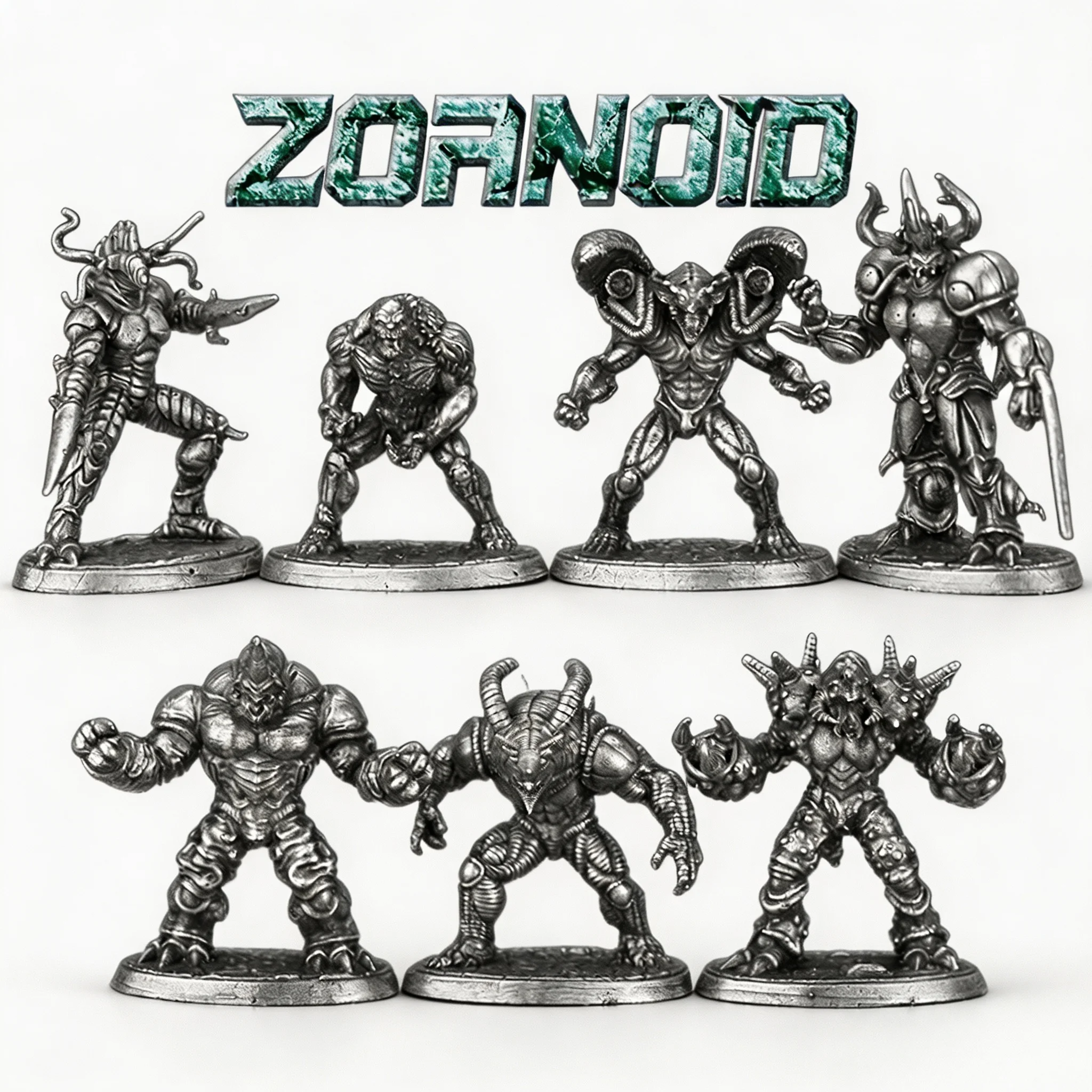 Nickel‑silver Metal Comic Super Beast Soldier Model Tabletop Game Ornament Miniature Wargaming Figurine