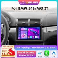 Qualcomm 8Core Android 14 Car Multimedia Radio For BMW E46 M3 318/320/325/330/335 wireless CarPlay Android Auto 4G BT5.4 GPS DSP