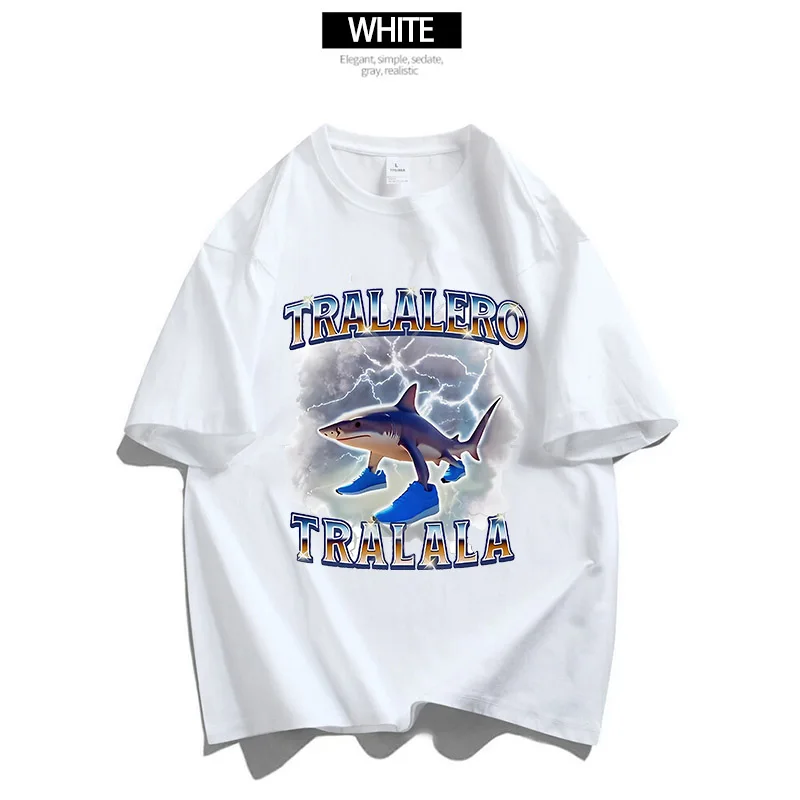 อิตาเลี่ยน Brainrot ผู้ใหญ่เสื้อยืดการ์ตูนพิมพ์เสื้อยืดวัยรุ่น Casuals แขนสั้นชายหญิงเสื้อผ้าของขวัญวันเกิด