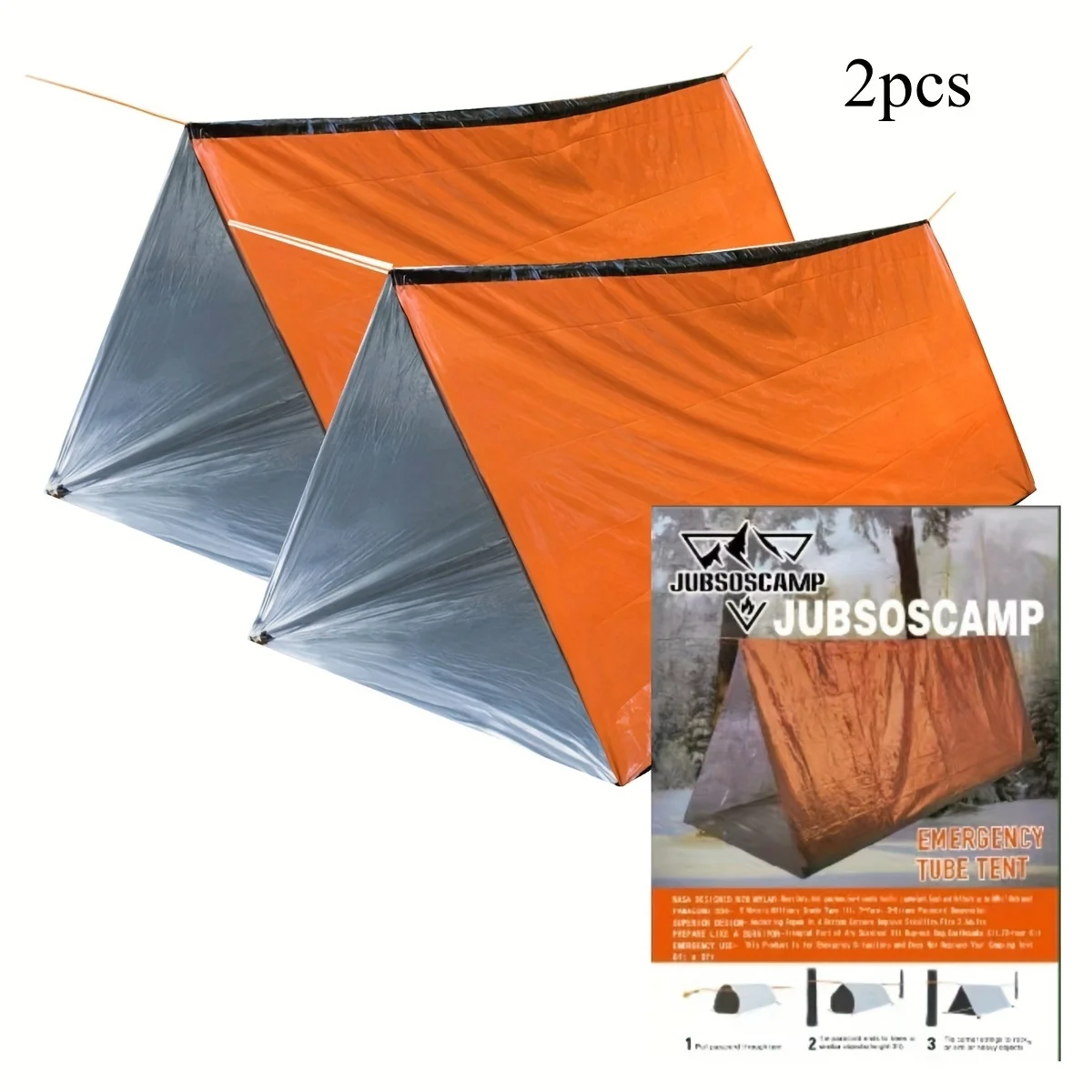 

Emergency survival tent shelter - 2 persons emergency tent - can be used as survival tent, emergency shelter management tent