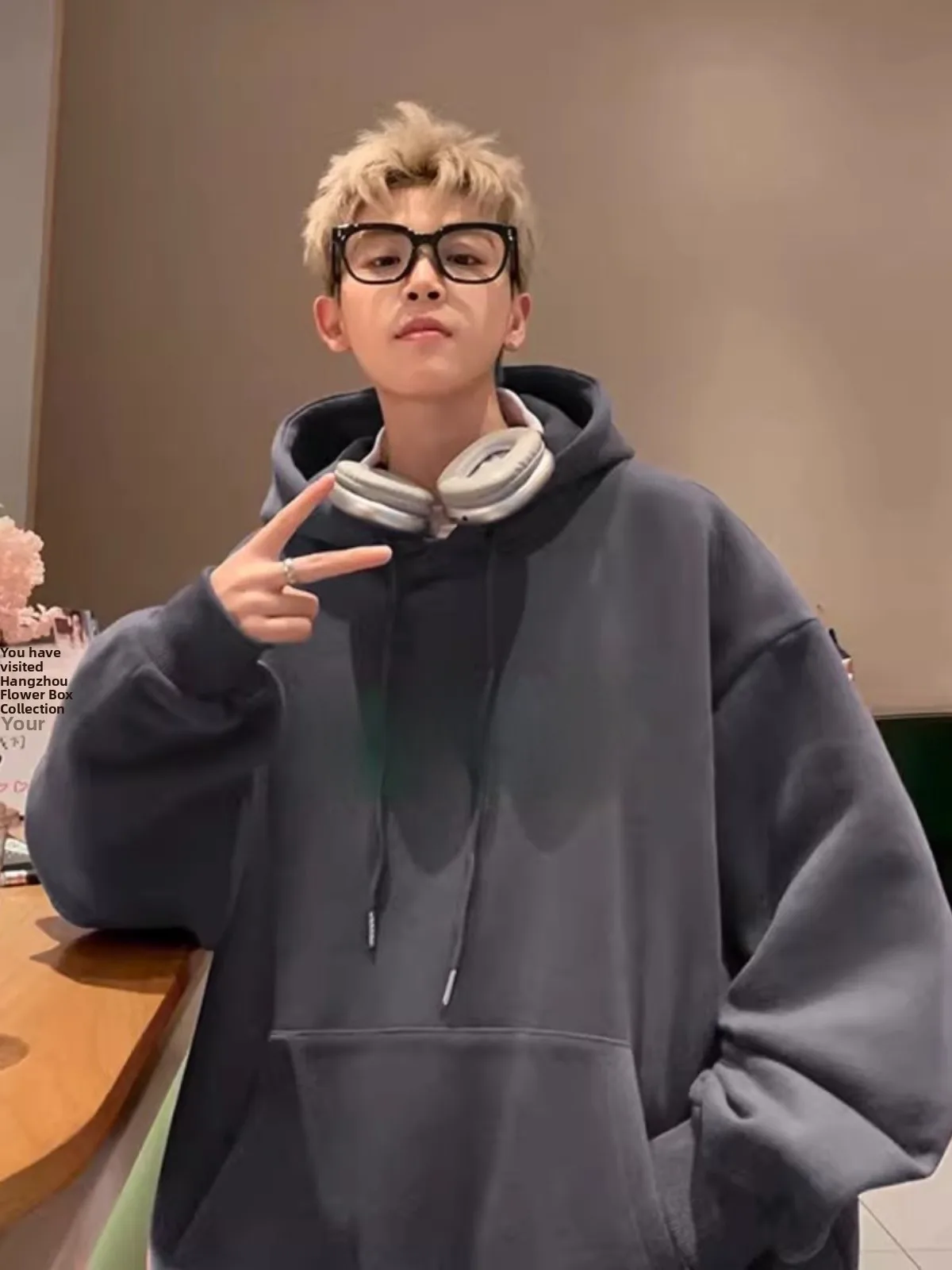 حجم كبير الرجال هوديي الأمريكية Sle Faionable البلوز الخريف الشتاء جديد وصول زوجين مقنعين Jaet ملابس الشارع الشهير غير رسمية