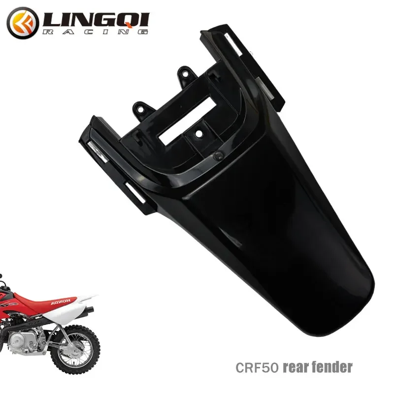 

LING QI Motorcycle CRF50 Rear Fender PP Plastic Splash Mudguard Mudflap Guard Cover For CRF 50 Pit Dirt Bike Accessories