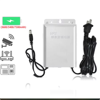 7500mAH Outdoor Mini UPS 5V2A Battery Backup Wifi  CCTV Camera Power Adapter UPS Power Supply with Lithium Battery Adapter