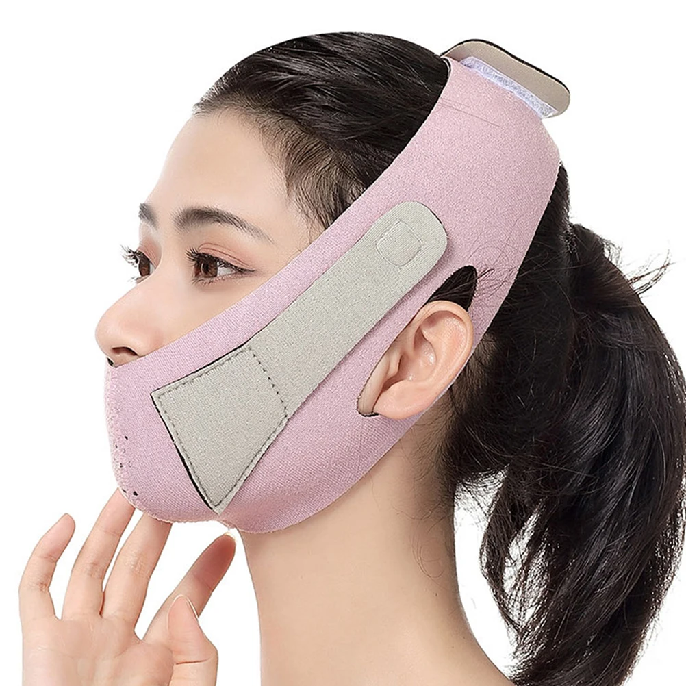 

Thin Face Belt Pink Lifting Mask Slimming V Face-lifting Artifact Comfortable Bandage Soft Breathable Durable Elastic Design