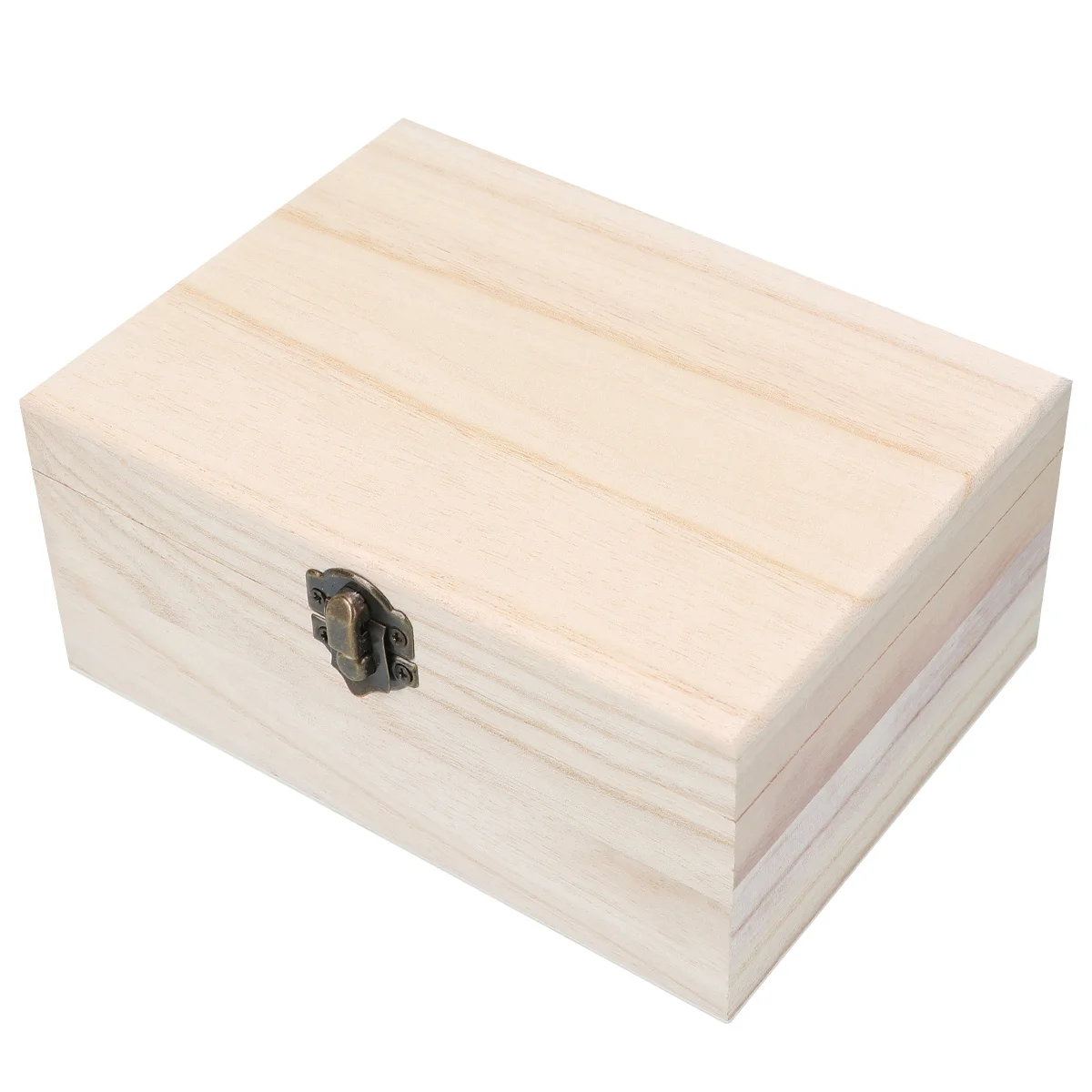 3 stuks dikke effen kleur onvoltooide dozen grote capaciteit opslag DIY graffiti doos voor sieraden cosmetica gadgets