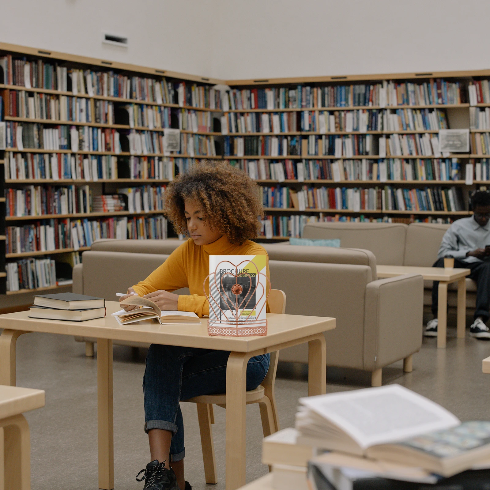 Iron Bookends Book Stand Desktop Bookshelf Smooth Design Retro Style Organize Books Easily Long Term Use Home Decor