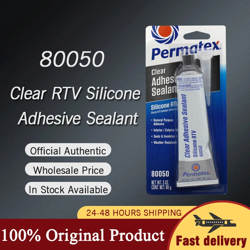 

Permatex80050 66BR transparent RTV high-temperature adhesive waterproof