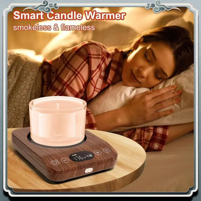 

AC76-Coffee Mug Warmer, Auto On/Off Upgrade -Induction Mug Warmer For Desk With 9 Temperature Settings,1-9 Timer