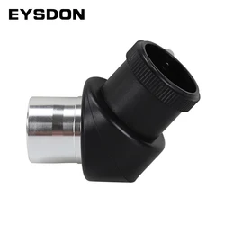 EYSDON 1.25 Inch 45 Degree Telescope Zenith Mirror Fully Positive Image Prism Diagonal Adapter