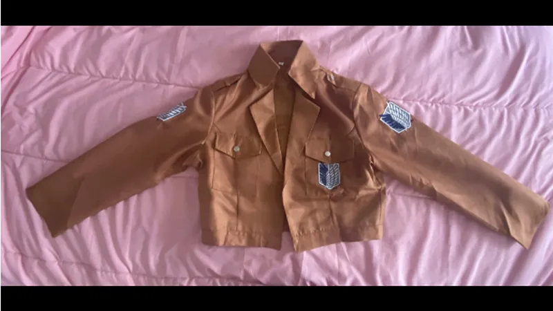 Ermittlungskorps-Team-Uniform Anime Attack on Titan Mantel Umhang Cosplay Shingeki no Kyojin Mikasa Jacke Schal Anzüge – Detail 5