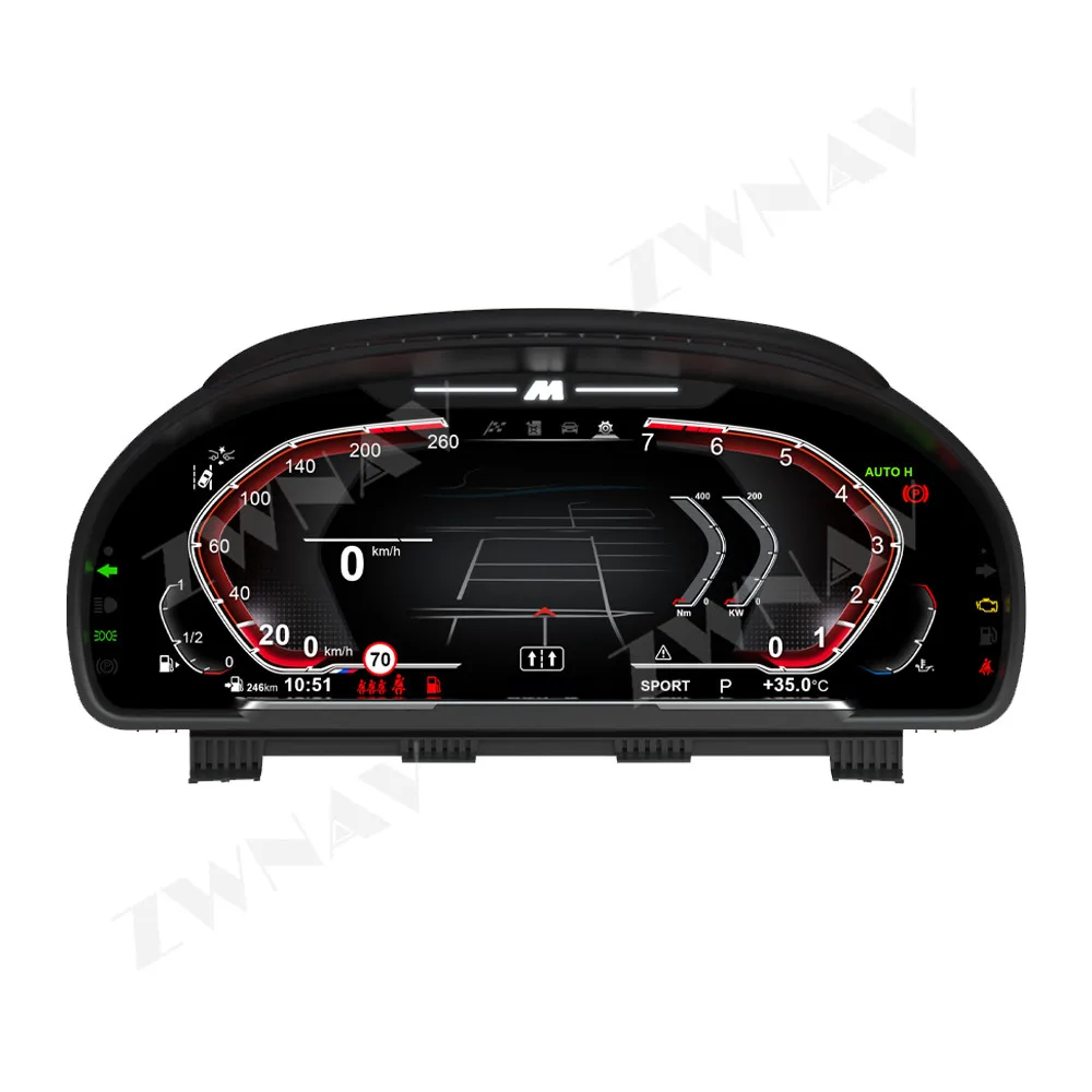 

Цифровой кластер для BMW 5/6/7 серий и X3/X4/X5/X6, ЖК-дисплей, приборная панель, автоматический спидометр, сменный датчик