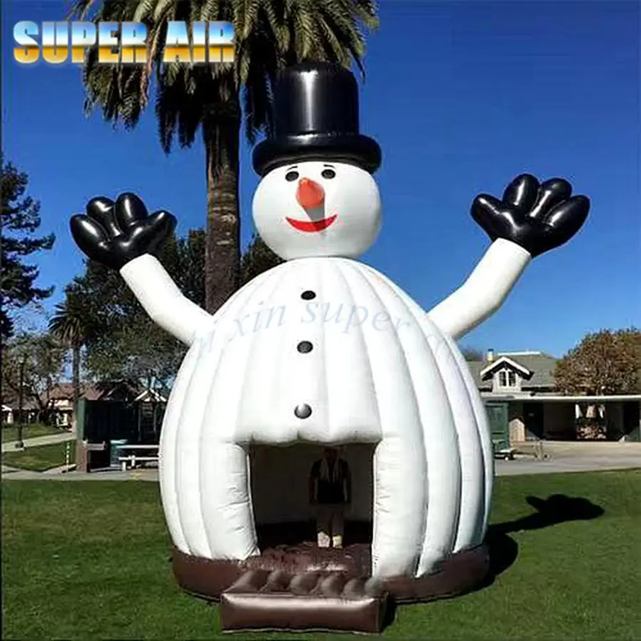 

Custom Inflatable Snowman Tent Christmas decoration for Christmas Party or Event Entertainment