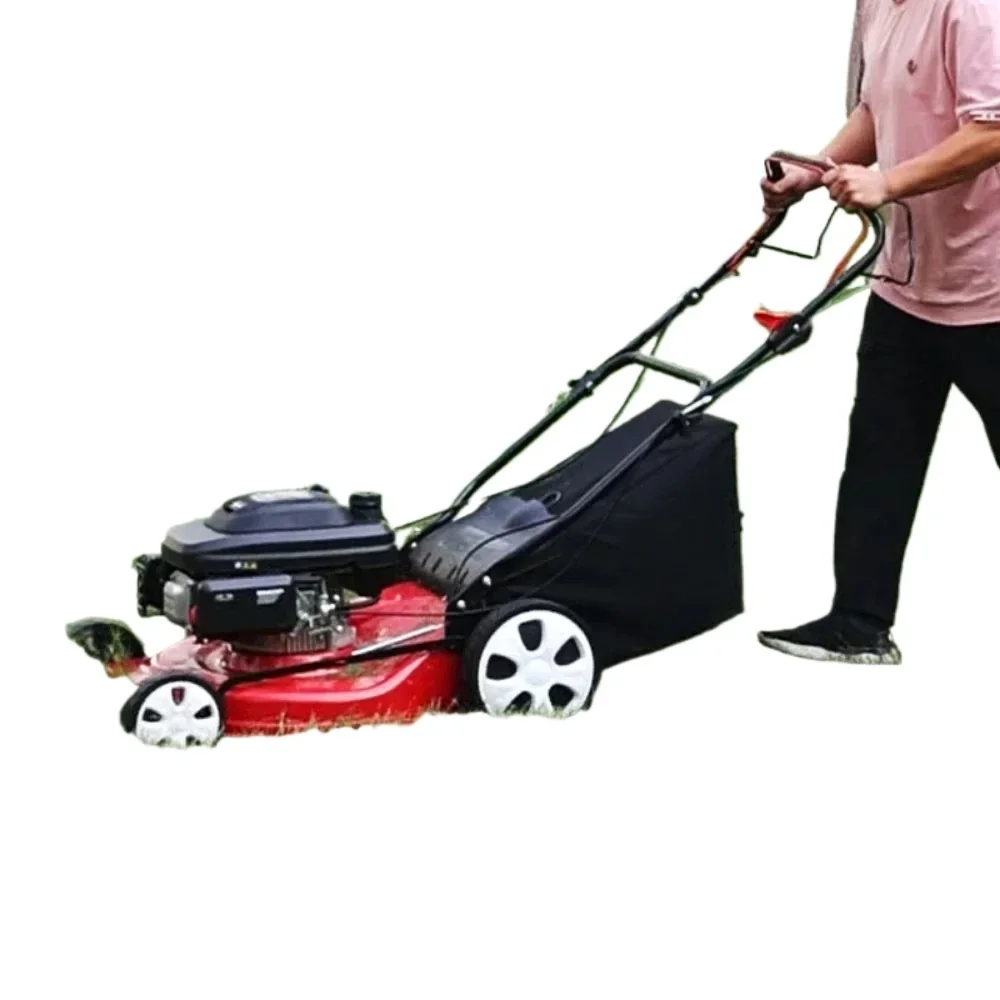 High power push lawn mower small home use