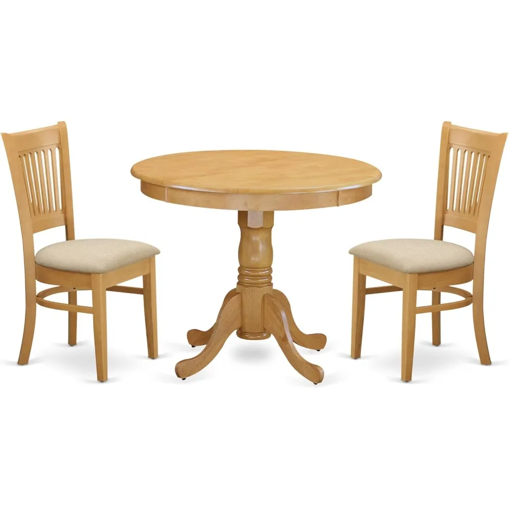 

Kitchen Table Set For Small Spaces Contains A Round Dining Room Table