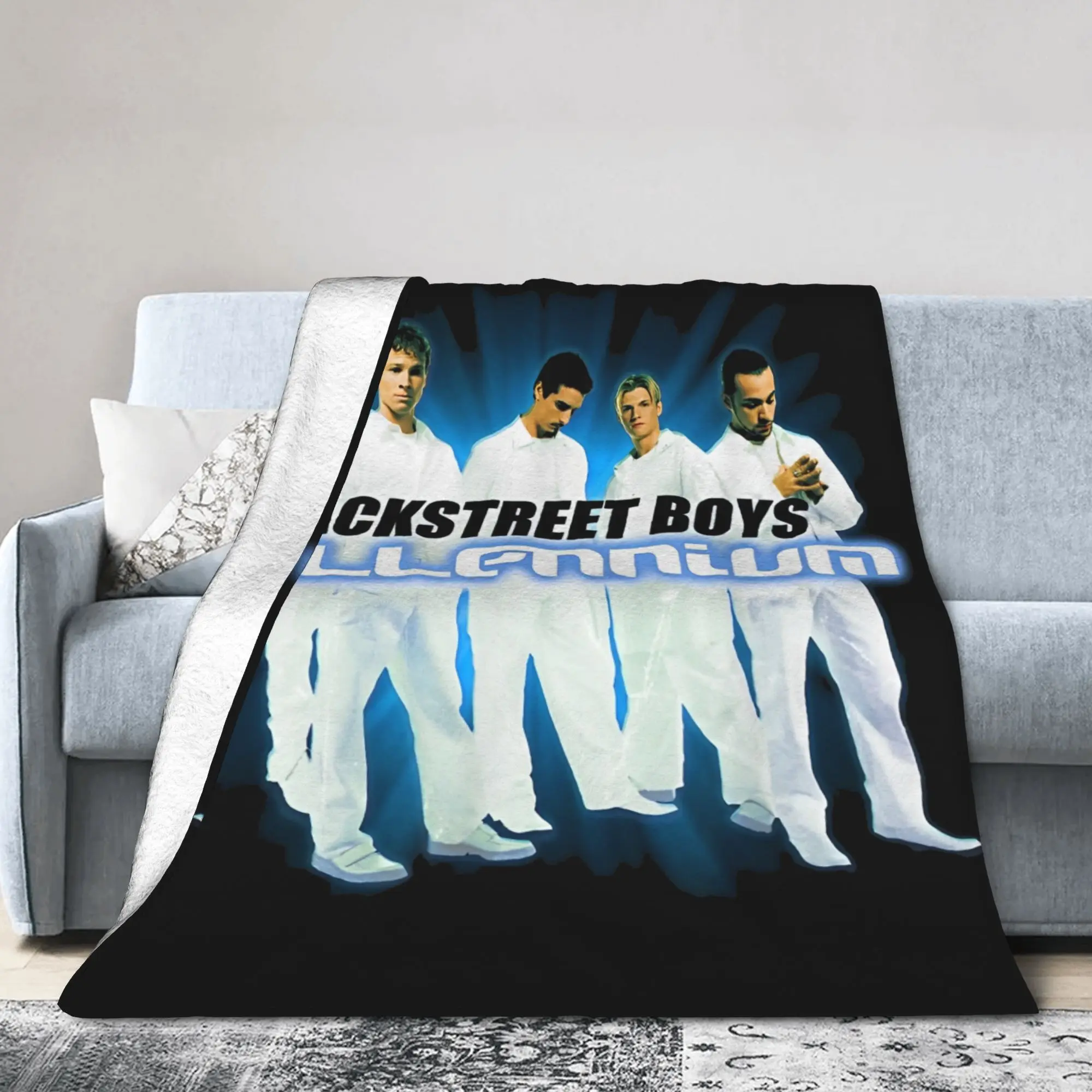 Backstreet Boys BSB Millenniums  Fleece Blankets Band Music Funny Throw Blankets for Bed Sofa Couch 200x150cm Super Soft