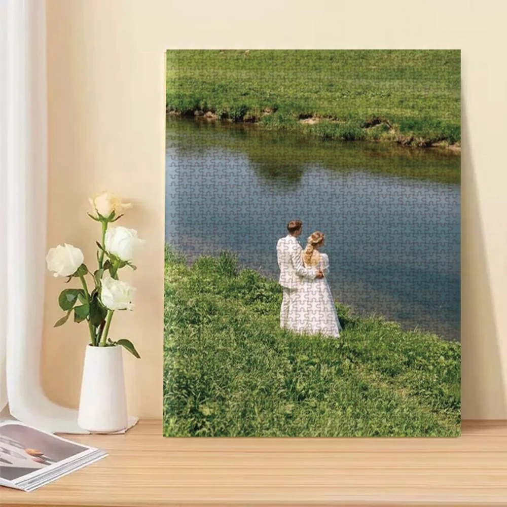 35/300/500/1000pcs Personalized Custom Photo Puzzle Couple Photos Multiple Sizes Available