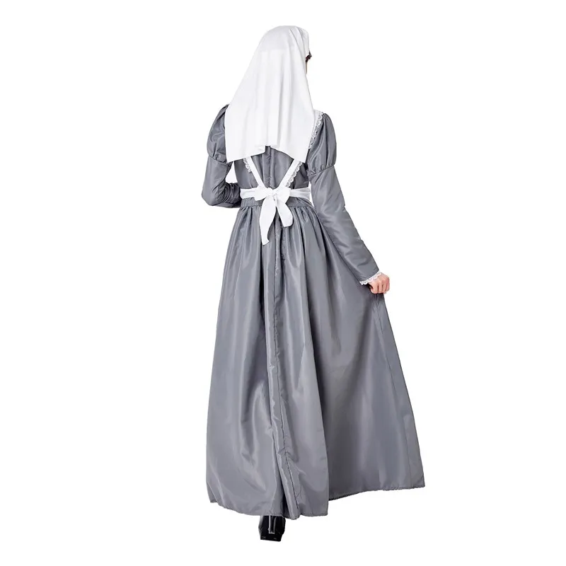 Sexy Damen Halloween Retro Mittelalterliche Krankenschwester Arzt Rollenspiel Kostüm Set Weibliche Französische Dienstmädchen Bühnenauftritt Faschingskostüm – Detail 11