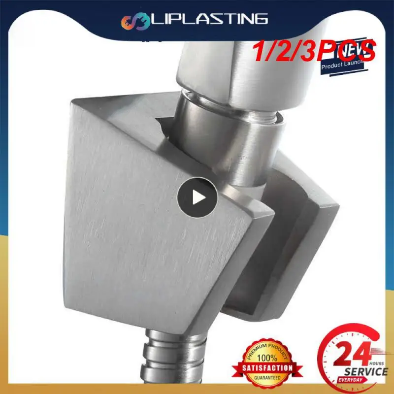 1/2/3PCS Durable Stainless Steel Shower Head Holder Sprinkler Base 2 Gear Adjustment Shower Bracket Wall Mounted Bathroom