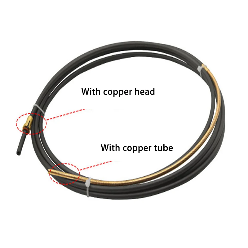 501D Water-Cooled Welding Gun Welding Wire Graphite Wire Feeding Tube Hose Accessories Wire Feeding Hose Guide Tube