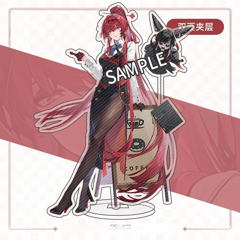 

New Wuthering Waves Acrylic Stand Figure Youhu Rover Anime Peripheral Cute Originality Delicate Desktop Acrylic Ornament Gift
