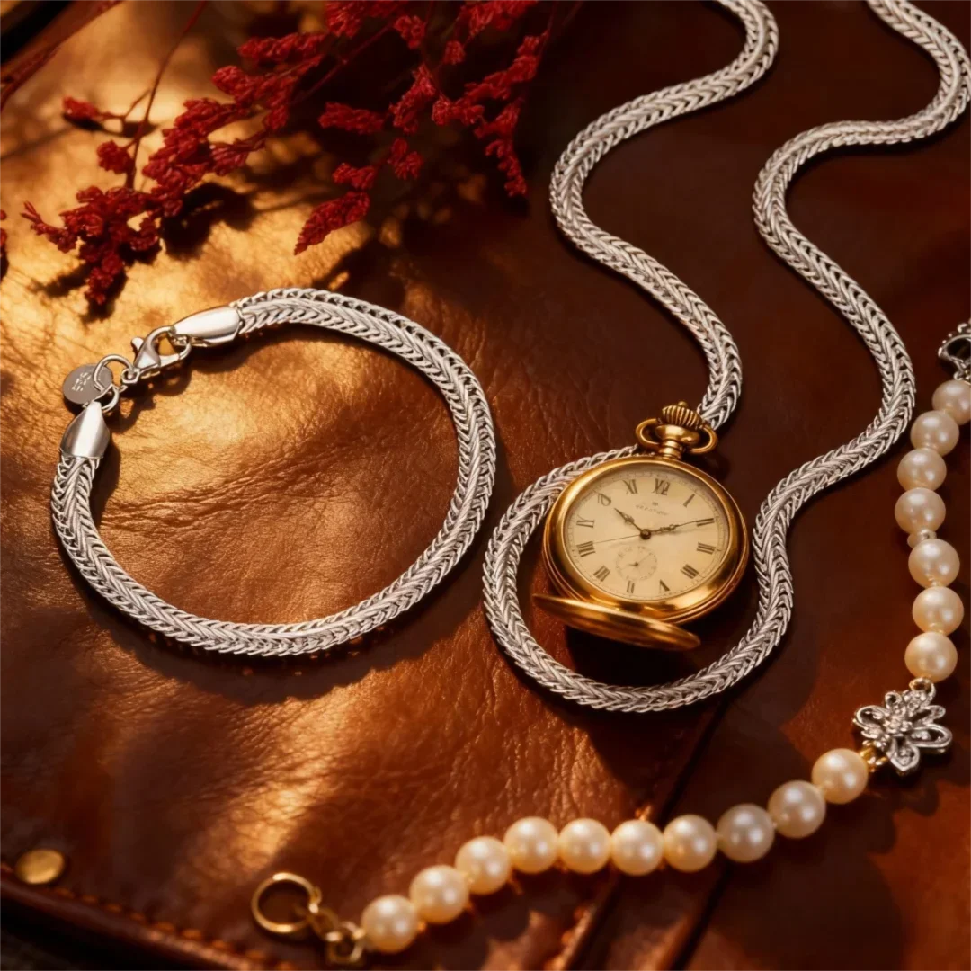 

New popular 925 Sterling silver charms 6MM geometry bracelets neckalces original jewelry set for women man wedding fashion gifts