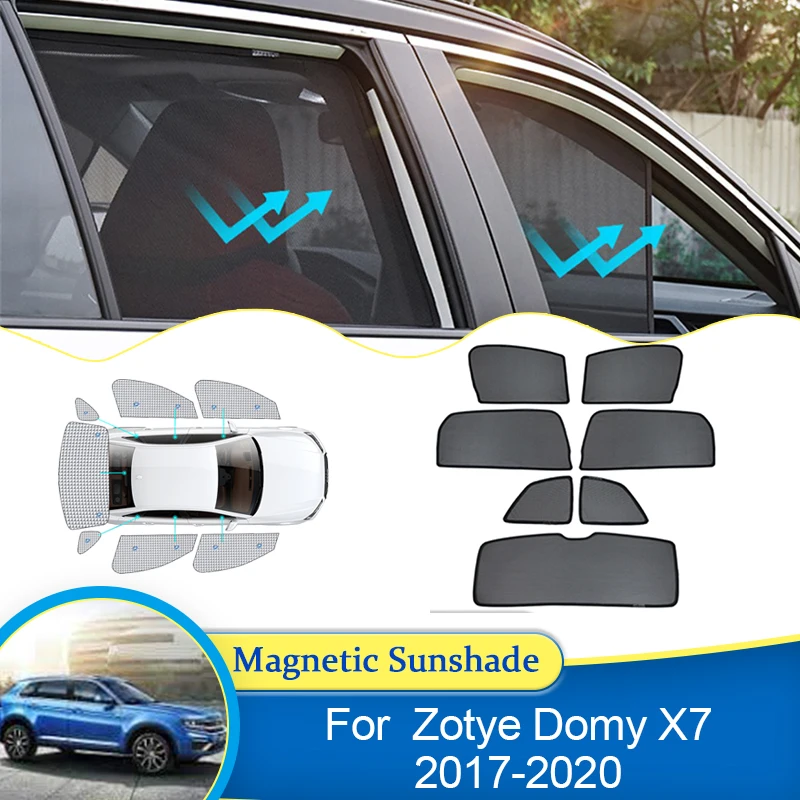 

For Zotye Domy X7 2017 2018 2019 2020 UV Protection Curtain Magnetic SunShade Privacy Visor Window Car Accessories Auto Parts