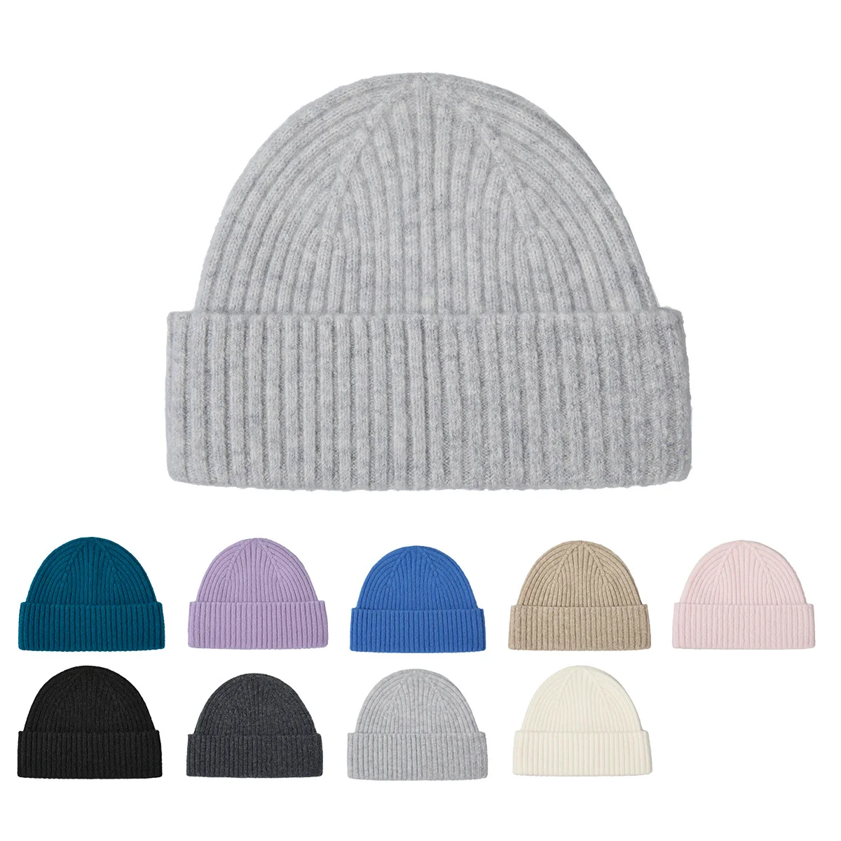 

100% cashmere seamless Beanie Caps Hat