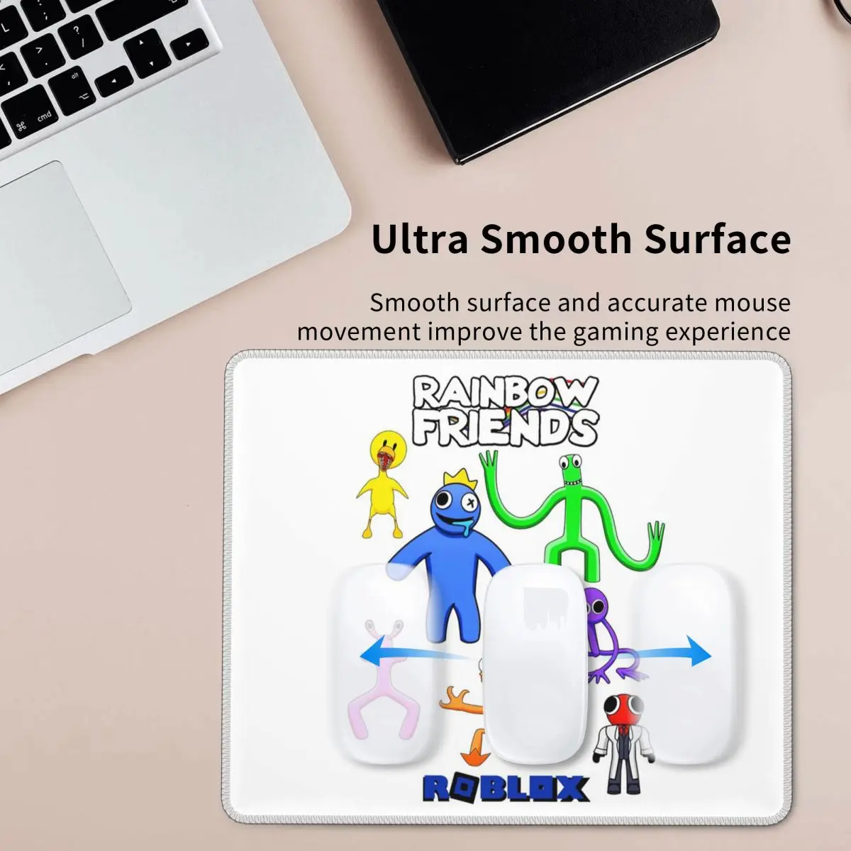 قوس قزح أصدقاء ماوس الوسادة الكمبيوتر لوحة المفاتيح الماوس حصيرة ألعاب الكمبيوتر المحمول حصيرة مكتب الملحقات الجدول الحصير
