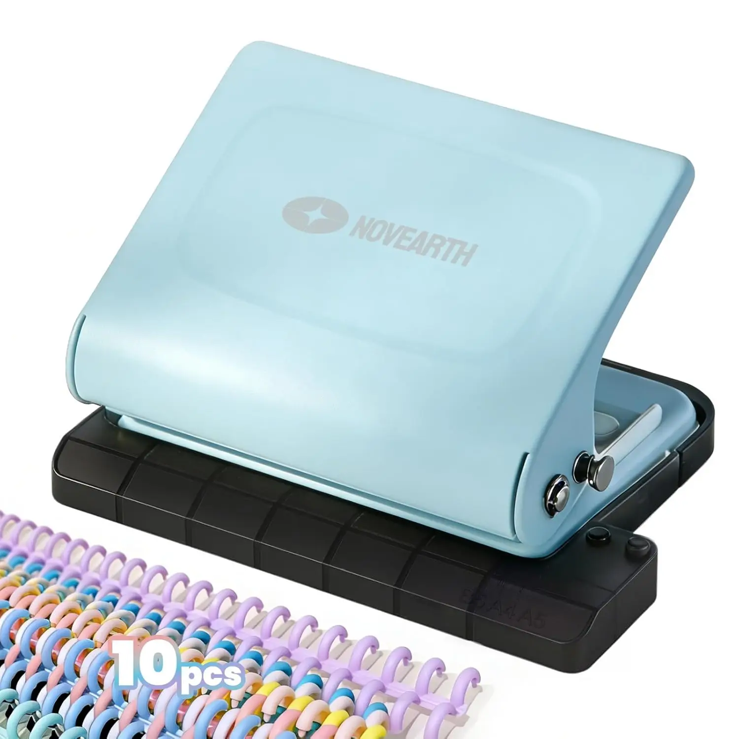 

Машина для переплета на 10 колец для планеров, 10 шт. гребенок для переплета до 80 листов, ручной переплетчик для книг