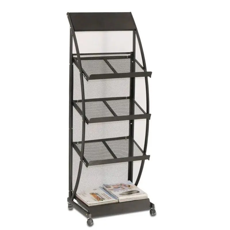 

Floor Standing Catalogue Stand Magazine Shelf