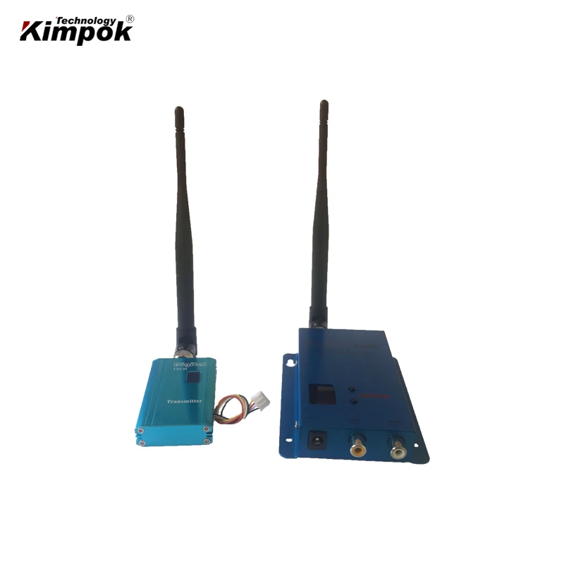 10km FPV Video Sender 1.4G/1.5G/1.6G Drone Video Transmitter 1.5Ghz 12 Channels Wireless AV Transmitter