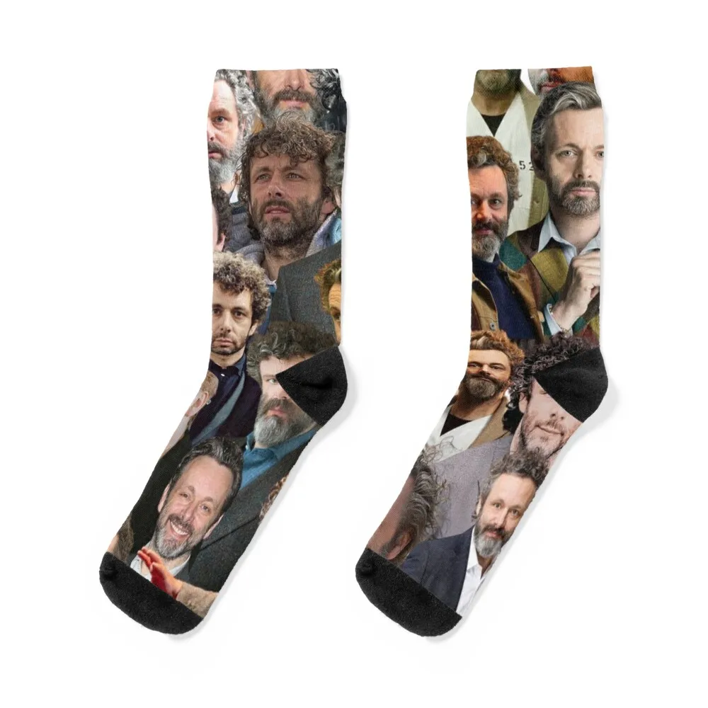 michael sheen photo collage Socks set sports and leisure Toe sports warm winter Women Socks Men's