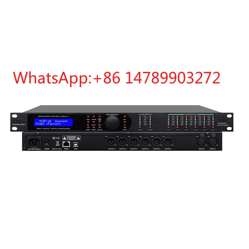 

Stereo DSP Audio Processor Multi-Effect Stage DJ Live Show Professional Sound Effector