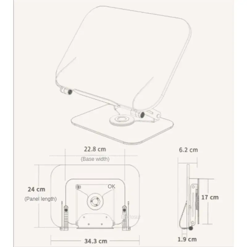a46u-support-de-lecture-pour-enfants-en-bois-massif-support-d'ordinateur-portable-reglable-en-hauteur-support-de-levage-rotati