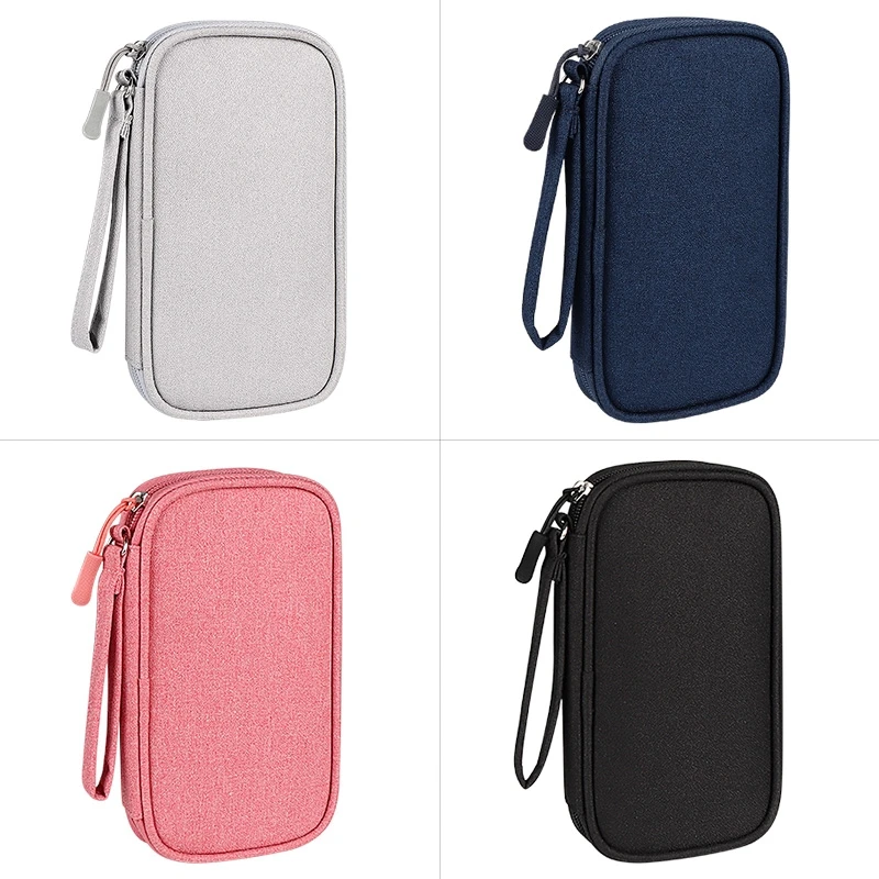 Travel Cable Bag Electronic Digital USB Power Bank Organizer Portable Oxford Storage Waterproof Carry Case Holder Accessories