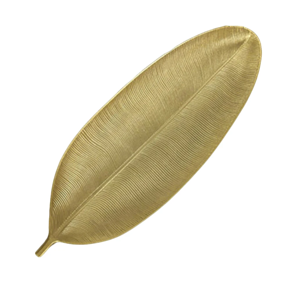 

Candy Plate Tray Leaf Dish Creative Wooden Dessert Storage Snack Tray European Style Home Decoration Safe Environmental