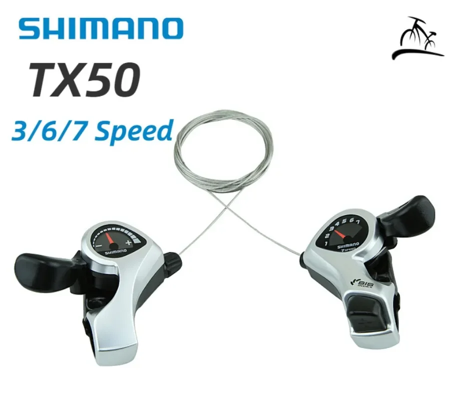 SHIMANO Bicycle Derailleur Trigger TX50 Professional Shifter Change 3/6/7 Speeds MTB Bike Parts Repair Supplies Replacement