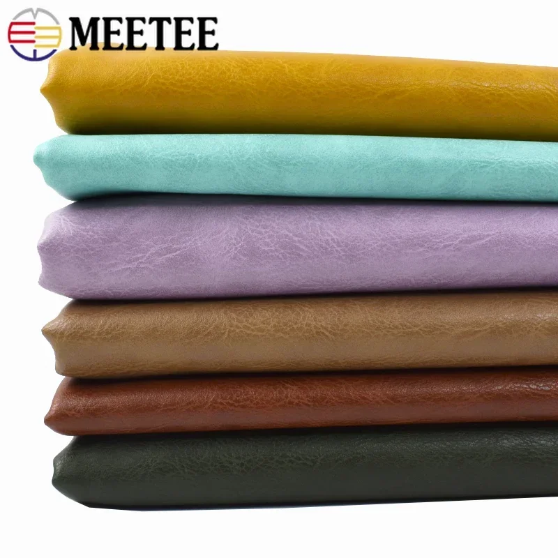 Meetee 50x138CM Artificial Leather Fabric Handmade DIY Sofa Soft Bag Car Furniture Waterproof Seat PU Imitation Craft Accessory