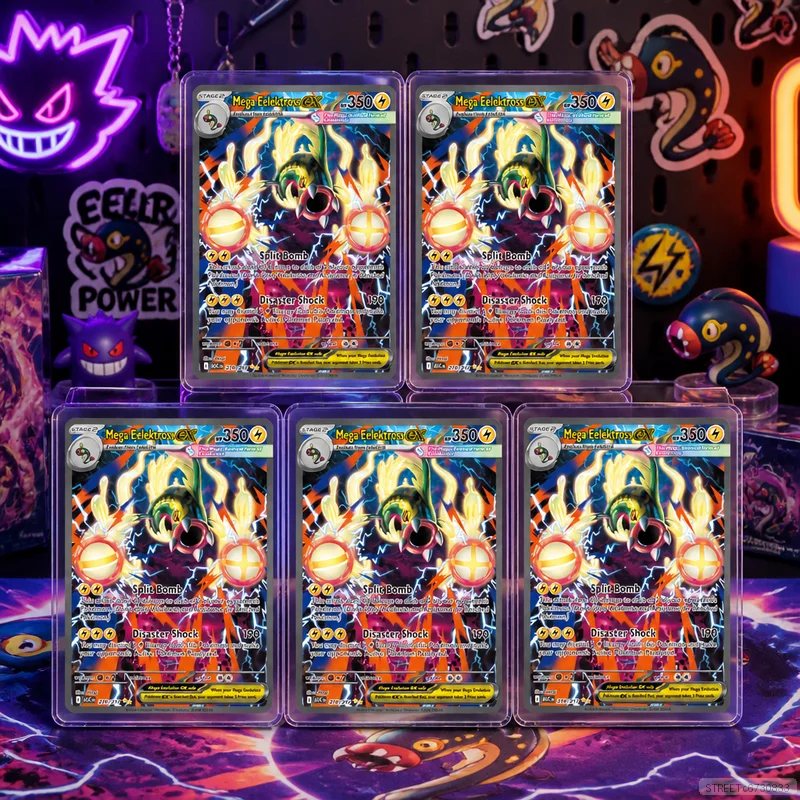 Mega Eelektross eX 278/217 en DIY  Collection Cards Self Made Single Card Classic Game Anime Card Gift Toy 5PCS 10PCS Set