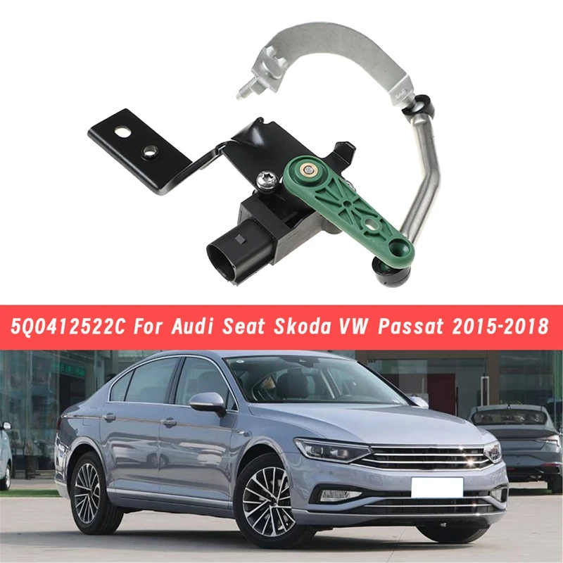 

Датчик уровня фар 5Q0412522C 5Q0412521C для Seat Skoda VW Passat 2015-2018, детали датчика высоты тела подвески, 1 пара