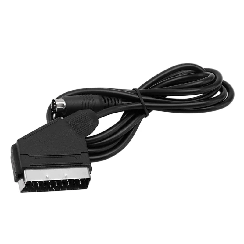 Kabel Scart do SEGA Saturn 1.8M RGB AV Stabilna Transmisja Audio Wideo Przewód Połączeniowy do Konsoli Sega Saturn PAL NTSC — zdjęcie produktu 6