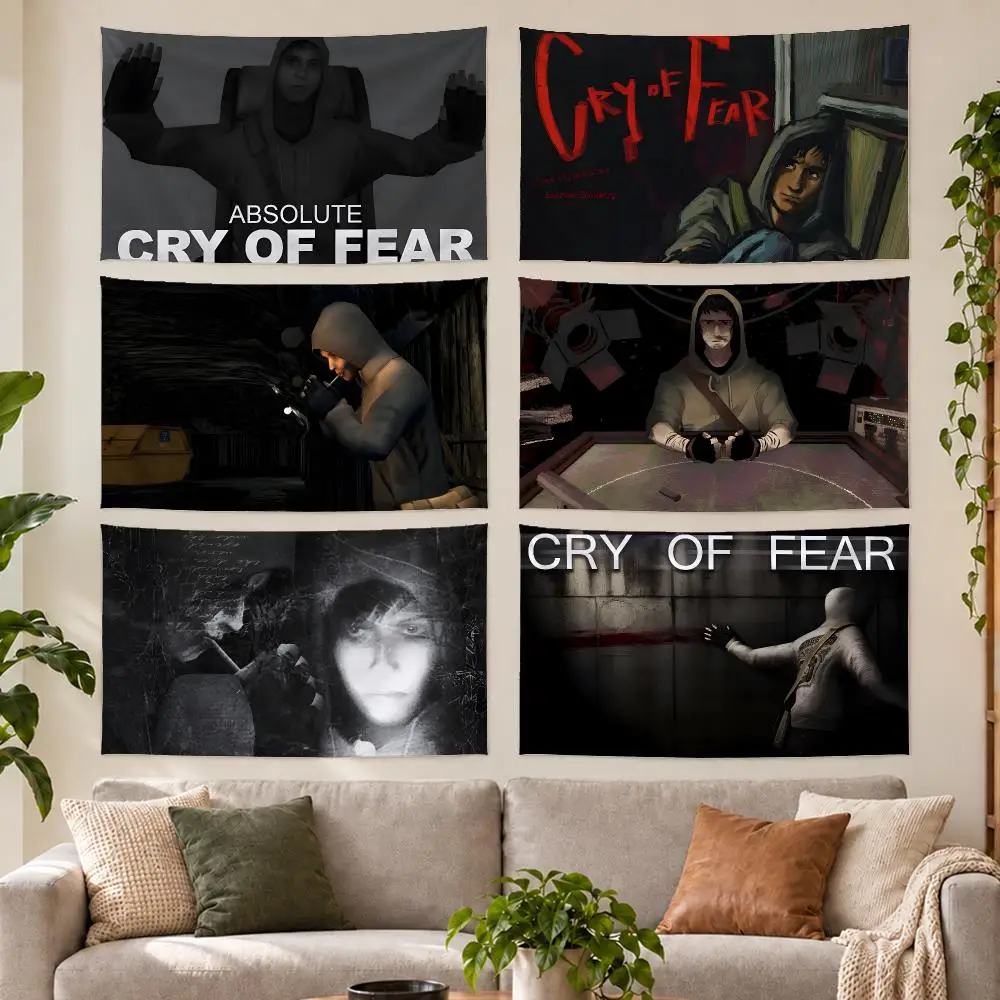 Game C-cry Of Fear Tapestry Outdoor Parties Bedrooms Living Rooms Dorm Rooms Wall Decor Banners Gifts
