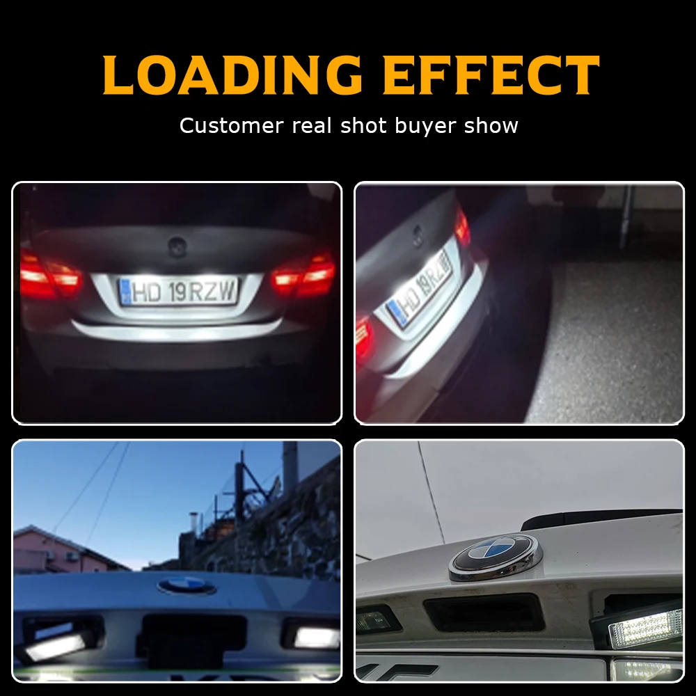

Для BMW E82 E88 F22 F45 E46 Светодиодная лампа освещения номерного знака для BMW E91 5D E92 E93 F30 F31 F36 F33 2D Cabrio 13~