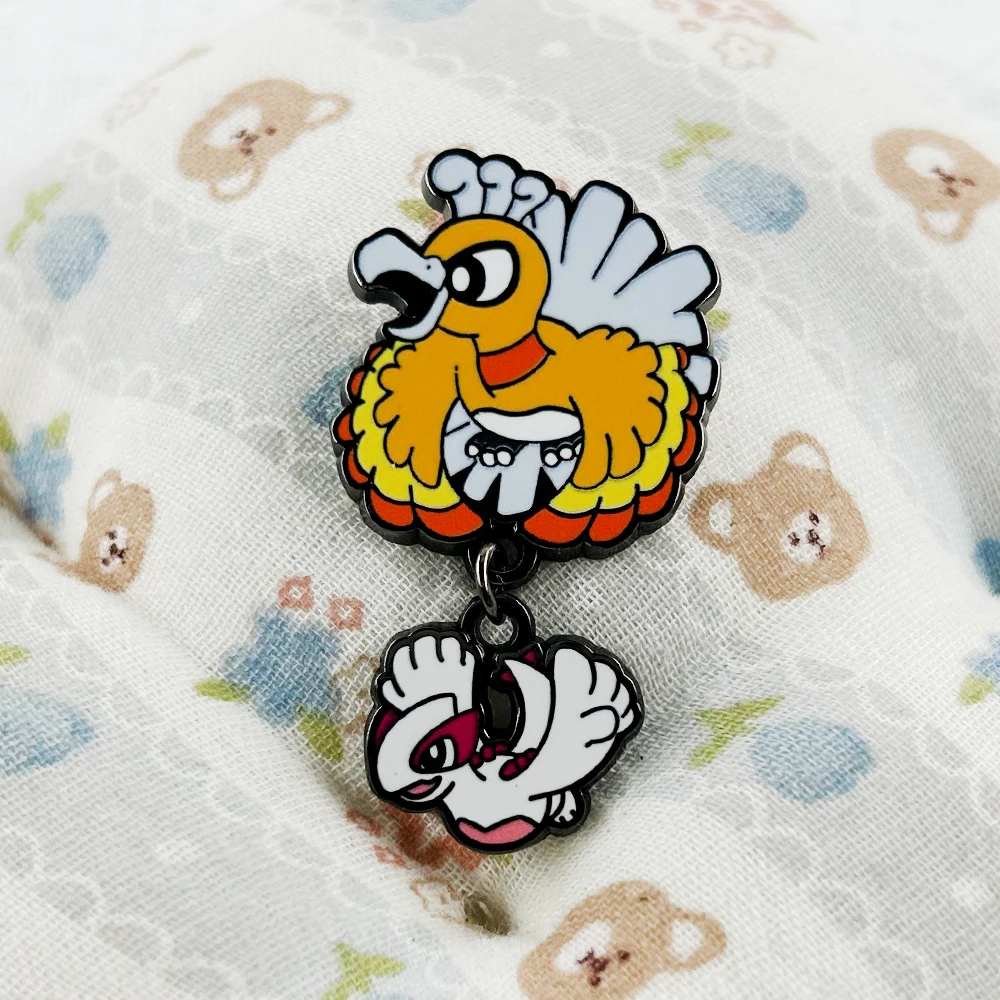 Niedliche Emaille-Anstecknadeln mit mythischen Kreaturen, Fantasy-Abenteuerspiel-Accessoire, RPG-Brosche, Geschenke für Gamer-Fans, Sammlerstücke, Souvenirs – Detail 5