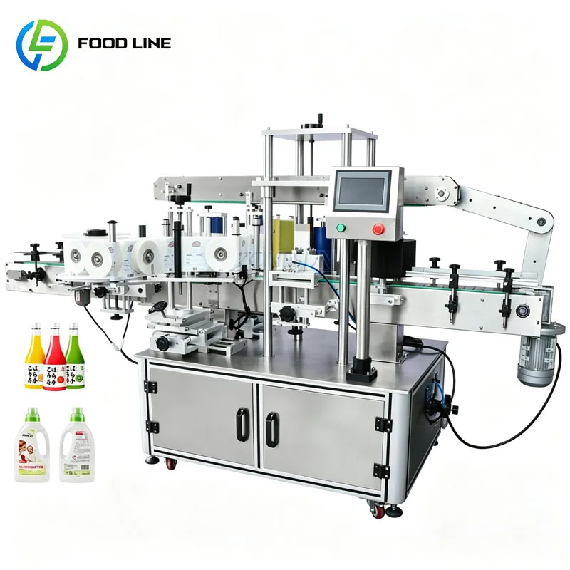 Bottle Labeling Machine Automatic Industrial Labeler For Food Beverage Cosmetic Container Packaging Customized